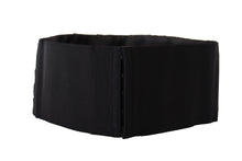 Load image into Gallery viewer, Dolce & Gabbana Black Silk Brass Crystal Embellished Waist Belt