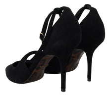 Load image into Gallery viewer, Dolce & Gabbana Elegant Ankle Strap Suede Heels