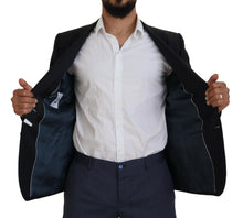 Load image into Gallery viewer, Dolce & Gabbana Elegant Dark Blue Martini Blazer