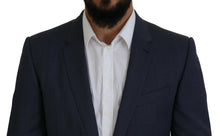 Load image into Gallery viewer, Dolce & Gabbana Blue Wool MARTINI 2 Piece Slim Fit Suit