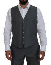 Load image into Gallery viewer, Dolce & Gabbana Sleek Silver Martini Slim Fit Three-Piece Suit
