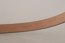 Load image into Gallery viewer, Dolce & Gabbana Elegant Black Leather Logo Buckle Belt