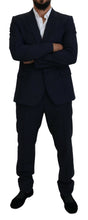 Load image into Gallery viewer, Dolce & Gabbana Elegant Blue Martini Wool-Silk Blend Suit