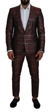 Load image into Gallery viewer, Dolce & Gabbana Bordeaux Fantasy Slim Fit Two-Piece Suit