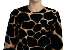 Load image into Gallery viewer, Dolce & Gabbana Chic Giraffe Print Shift Mini Dress
