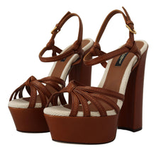 Load image into Gallery viewer, Dolce & Gabbana Elevate Your Style with Chic Leather Platform Sandals
