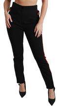 Load image into Gallery viewer, Dolce & Gabbana Chic High Waist Skinny Pants in Black