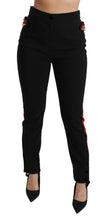 Load image into Gallery viewer, Dolce & Gabbana Chic High Waist Skinny Pants in Black