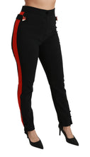 Load image into Gallery viewer, Dolce & Gabbana Chic High Waist Skinny Pants in Black