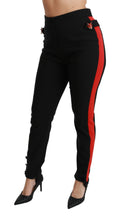 Load image into Gallery viewer, Dolce & Gabbana Chic High Waist Skinny Pants in Black