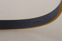 Load image into Gallery viewer, Dolce & Gabbana Chic Blue Suede Logo Buckle Belt