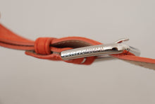 Load image into Gallery viewer, Dolce & Gabbana Elegant Suede Leather Belt in Vibrant Orange