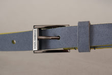 Load image into Gallery viewer, Dolce & Gabbana Elegant Suede Belt with Engraved Buckle