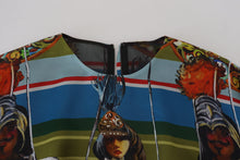 Load image into Gallery viewer, Dolce & Gabbana Sicilian Elegance Long Silk Dress