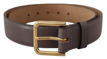 Load image into Gallery viewer, Dolce & Gabbana Elegant Engraved Buckle Leather Belt