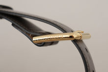 Load image into Gallery viewer, Dolce & Gabbana Elegant Engraved Buckle Leather Belt