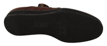 Load image into Gallery viewer, Dolce & Gabbana Elegant Bordeaux Derby Leather Shoes