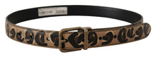 Load image into Gallery viewer, Dolce & Gabbana Chic Engraved Logo Leather Belt