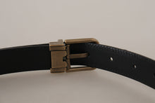 Load image into Gallery viewer, Dolce & Gabbana Chic Engraved Logo Leather Belt
