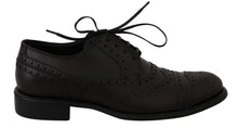Load image into Gallery viewer, Dolce & Gabbana Elegant Bordeaux Wingtip Derby Dress Shoes