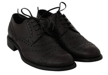 Load image into Gallery viewer, Dolce & Gabbana Elegant Bordeaux Wingtip Derby Dress Shoes