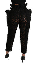 Load image into Gallery viewer, Dolce & Gabbana Chic Tapered High Waist Lace Pants