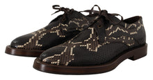 Load image into Gallery viewer, Dolce & Gabbana Elegant Formal Python Derby Shoes