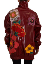 Load image into Gallery viewer, Dolce & Gabbana Maroon Floral Luxe Jacket