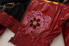 Load image into Gallery viewer, Dolce & Gabbana Maroon Floral Luxe Jacket