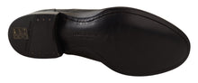 Load image into Gallery viewer, Dolce & Gabbana Elegant Black Lizard Skin Derby Shoes