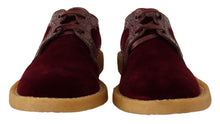 Load image into Gallery viewer, Dolce & Gabbana Elegant Velvet and Exotic Leather Dress Shoes