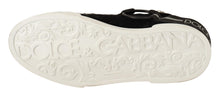 Load image into Gallery viewer, Dolce & Gabbana Shearling-Trimmed Leather Sneakers