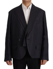 Load image into Gallery viewer, Dolce & Gabbana Blue Linen Formal Mens Blazer Jacket
