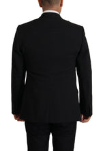 Load image into Gallery viewer, Dolce & Gabbana Elegant Black Martini Blazer and Vest Ensemble