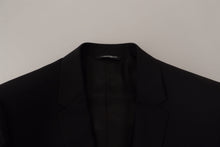 Load image into Gallery viewer, Dolce & Gabbana Elegant Black Martini Blazer and Vest Ensemble