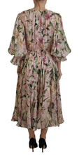Load image into Gallery viewer, Dolce & Gabbana Floral Silk Maxi Dress with Back Zipper