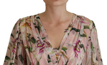Load image into Gallery viewer, Dolce & Gabbana Floral Silk Maxi Dress with Back Zipper