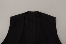 Load image into Gallery viewer, Dolce & Gabbana Elegant Black Martini Blazer and Vest Ensemble