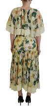 Load image into Gallery viewer, Dolce & Gabbana Elegant Silk Floral Maxi Dress
