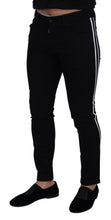 Load image into Gallery viewer, Dolce & Gabbana Elegant Black Slim Fit Denim Pants