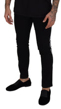 Load image into Gallery viewer, Dolce & Gabbana Elegant Black Slim Fit Denim Pants