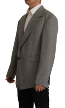 Load image into Gallery viewer, Dolce & Gabbana Elegant Gray Checkered Wool Blazer