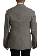 Load image into Gallery viewer, Dolce & Gabbana Elegant Gray Checkered Wool Blazer