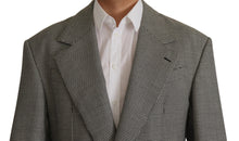 Load image into Gallery viewer, Dolce & Gabbana Elegant Gray Checkered Wool Blazer