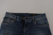 Load image into Gallery viewer, Dolce & Gabbana Elegant Slim-Fit Denim Pants in Blue Washed