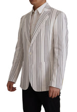 Load image into Gallery viewer, Dolce & Gabbana Elegant Striped Cotton Blend Blazer