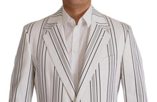Load image into Gallery viewer, Dolce & Gabbana Elegant Striped Cotton Blend Blazer