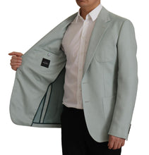 Load image into Gallery viewer, Dolce & Gabbana Light Green Cashmere Silk Blazer
