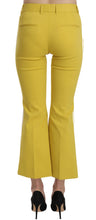 Load image into Gallery viewer, Dolce & Gabbana Chic Yellow Flare Pants for Elegant Evenings