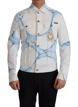 Load image into Gallery viewer, Dolce & Gabbana Multicolor Logo Embroidered Denim Jacket